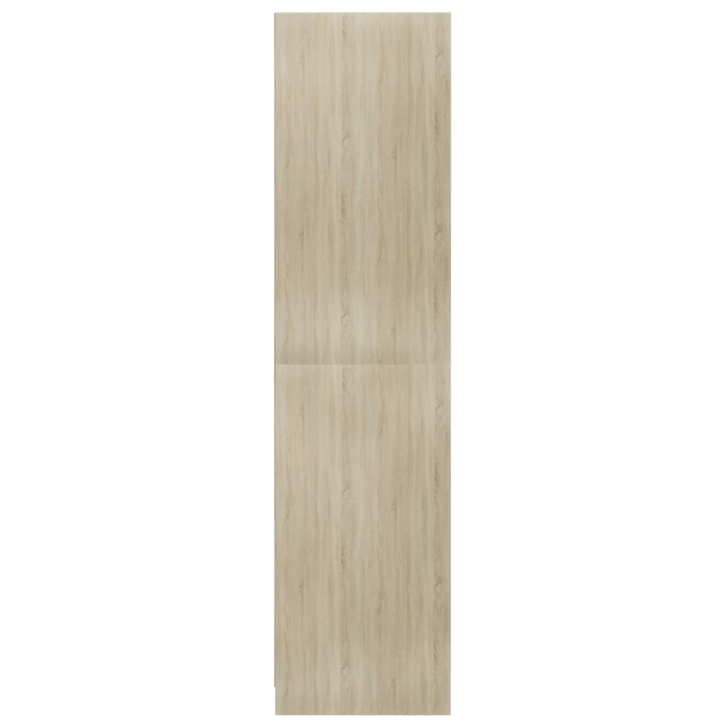 Garderobe Sonoma Eik 100X50X200 Cm Konstruert Tre