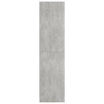 Garderobeskap Betonggrå 100X50X200 Cm Sponplate
