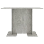 Spisebord Betonggrå 110X60X75 Cm Konstruert Tre