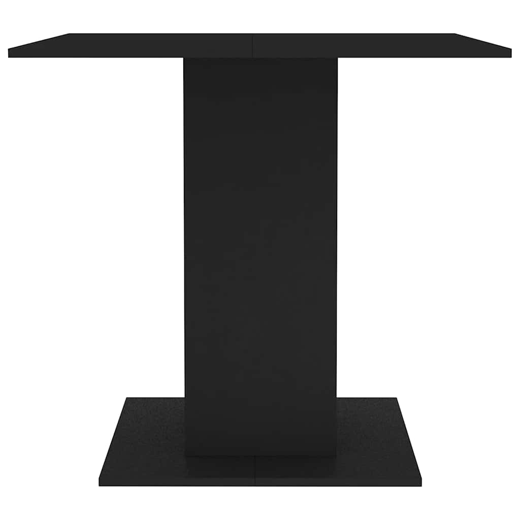 Spisebord Svart 80X80X75 Cm Konstruert Tre