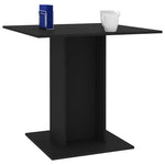 Spisebord Svart 80X80X75 Cm Konstruert Tre