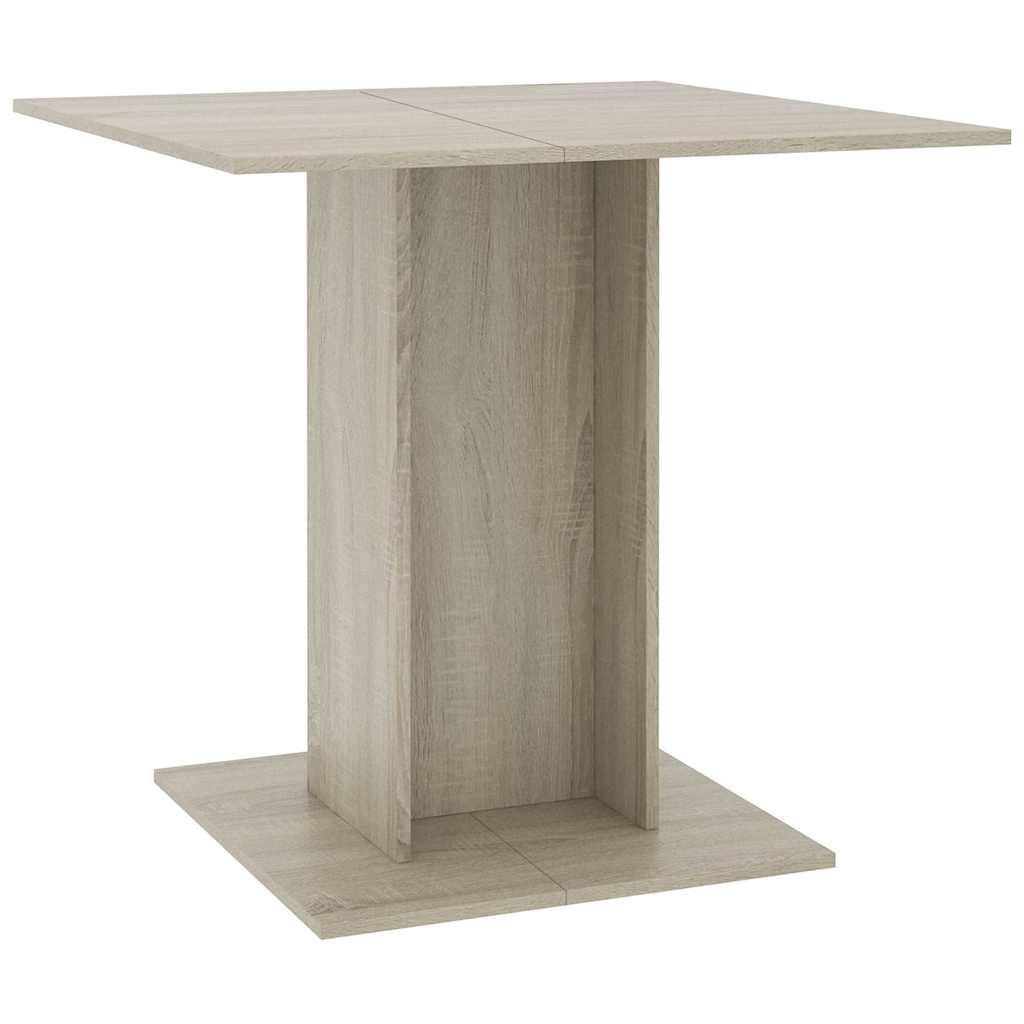 Spisebord Sonoma Eik 80X80X75 Cm Sponplate