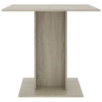 Spisebord Sonoma Eik 80X80X75 Cm Sponplate