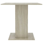 Spisebord Sonoma Eik 80X80X75 Cm Sponplate