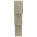 Vegghyller Kubeformet Sonoma Eik 68X15X68 Cm Sponplate