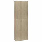 Kontorskap Sonoma Eik 60X32X190 Cm Konstruert Tre