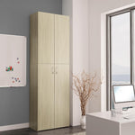 Kontorskap Sonoma Eik 60X32X190 Cm Konstruert Tre
