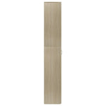 Kontorskap Sonoma Eik 60X32X190 Cm Konstruert Tre