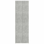 Kontorskap Betonggrå 60X32X190 Cm Konstruert Tre