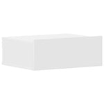 Flytende Nattbord Hvit 40X30X15 Cm Konstruert Tre