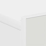 Flytende Nattbord Hvit 40X30X15 Cm Konstruert Tre