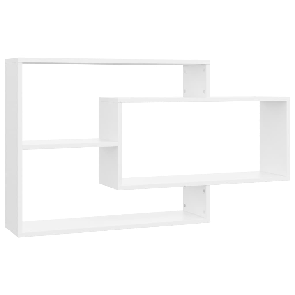 Vegghyller Hvit 104X20X58,5 Cm Konstruert Tre
