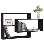 Vegghyller Svart 104X20X58,5 Cm Konstruert Tre