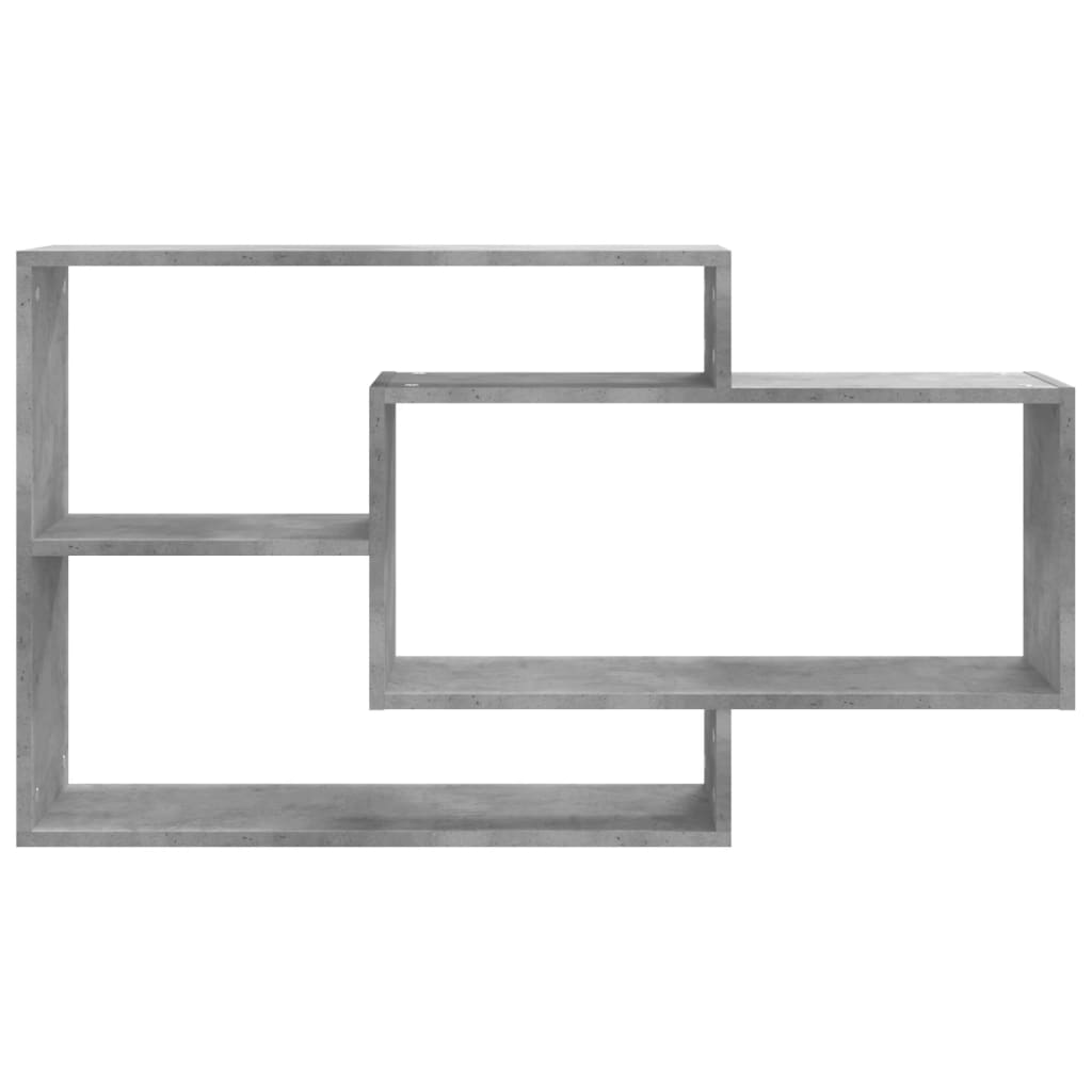 Vegghyller Betonggrå 104X20X58,5 Cm Konstruert Tre