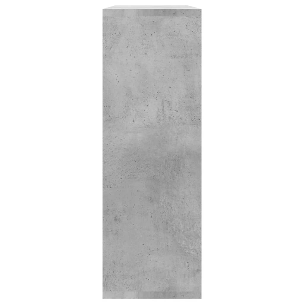 Vegghyller Betonggrå 104X20X58,5 Cm Konstruert Tre