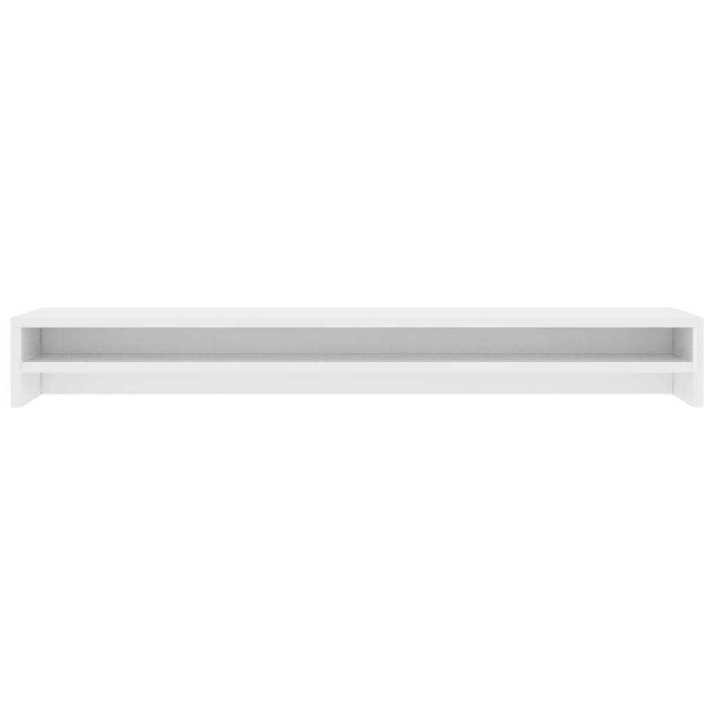 Skjermfeste Hvit 100X24X13 Cm Konstruert Tre