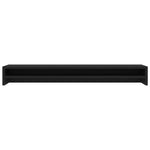 Skjermfeste Svart 100X24X13 Cm Konstruert Tre