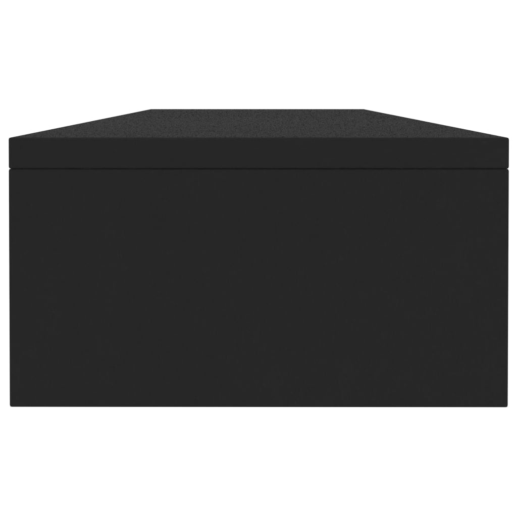 Skjermfeste Svart 100X24X13 Cm Konstruert Tre