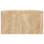 Skjermstativ Sonoma Eik 100X24X13 Cm Konstruert Tre