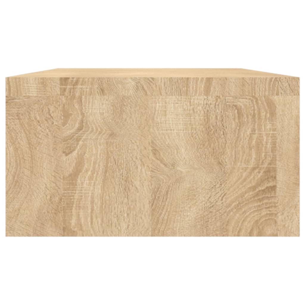 Skjermstativ Sonoma Eik 100X24X13 Cm Konstruert Tre
