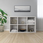 Bokhylle/Skjenk Hvit 66X30X98 Cm Konstruert Tre
