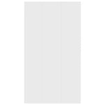 Bokhylle/Skjenk Hvit 66X30X98 Cm Konstruert Tre