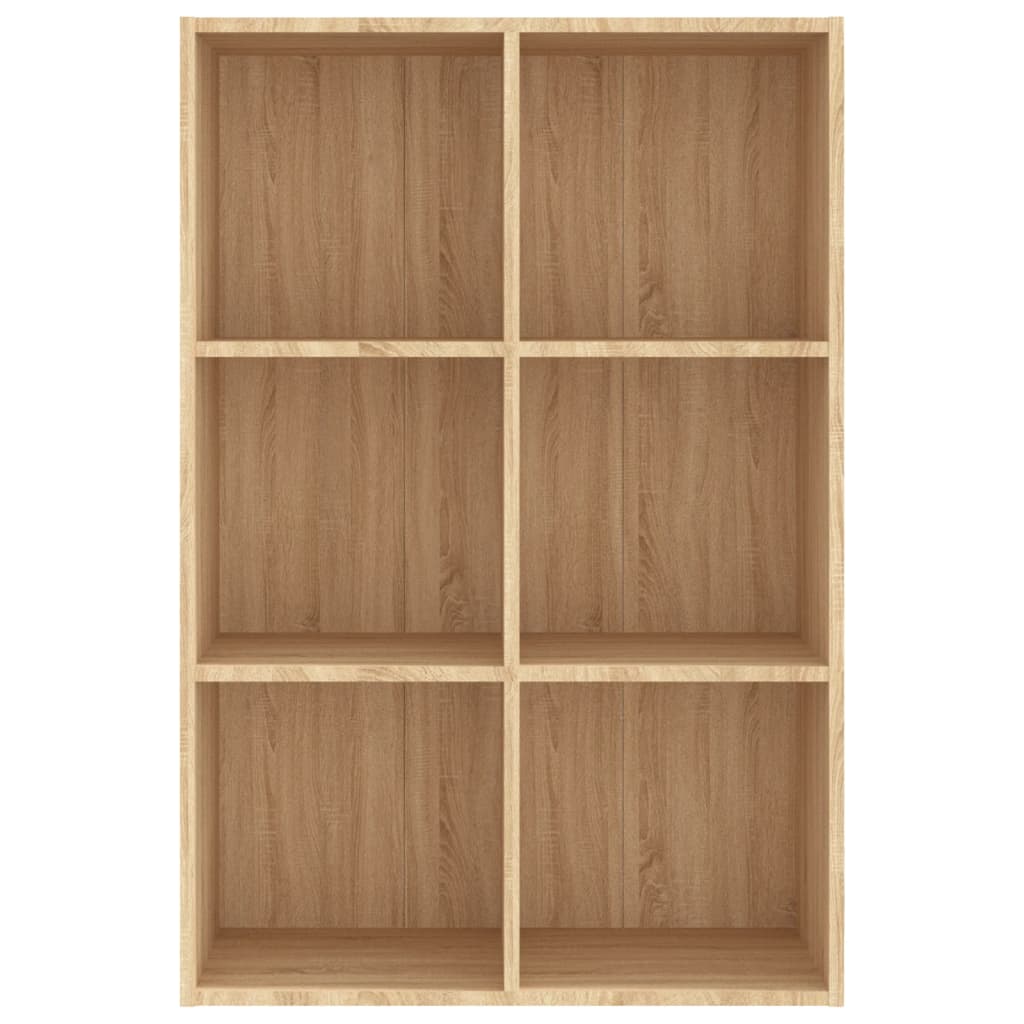 Bokhylle/Skjenk Sonoma Eik 66X30X98 Cm Sponplate