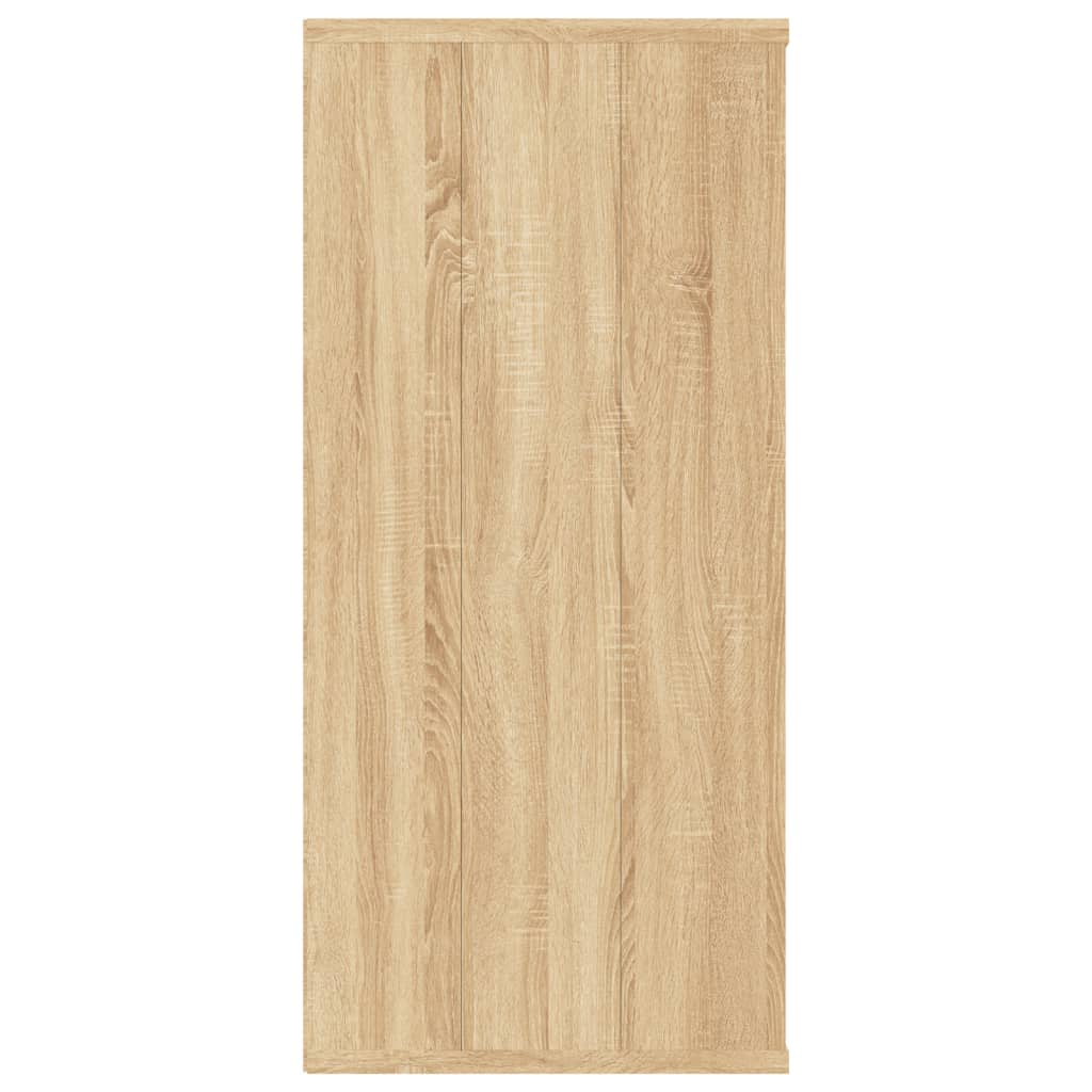 Bokhylle/Skjenk Sonoma Eik 66X30X98 Cm Sponplate