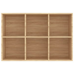 Bokhylle/Skjenk Sonoma Eik 66X30X98 Cm Sponplate
