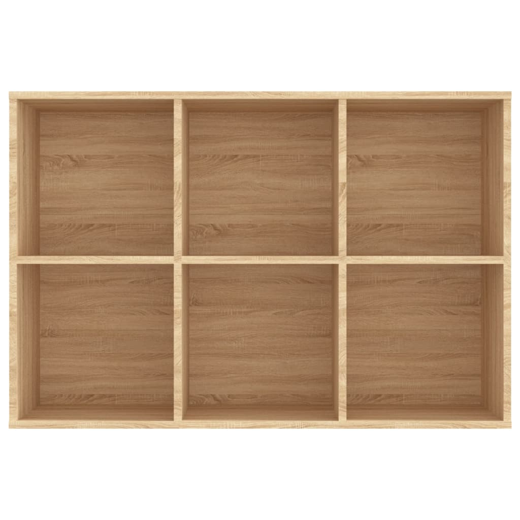 Bokhylle/Skjenk Sonoma Eik 66X30X98 Cm Sponplate