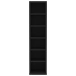 Cd-Skap Svart 21X20X88 Cm Konstruert Tre