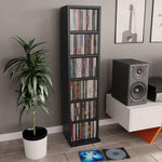 Cd-Skap Svart 21X20X88 Cm Konstruert Tre