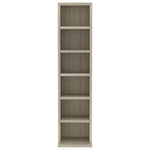 Cd-Skap Sonoma Eik 21X20X88 Cm Konstruert Tre