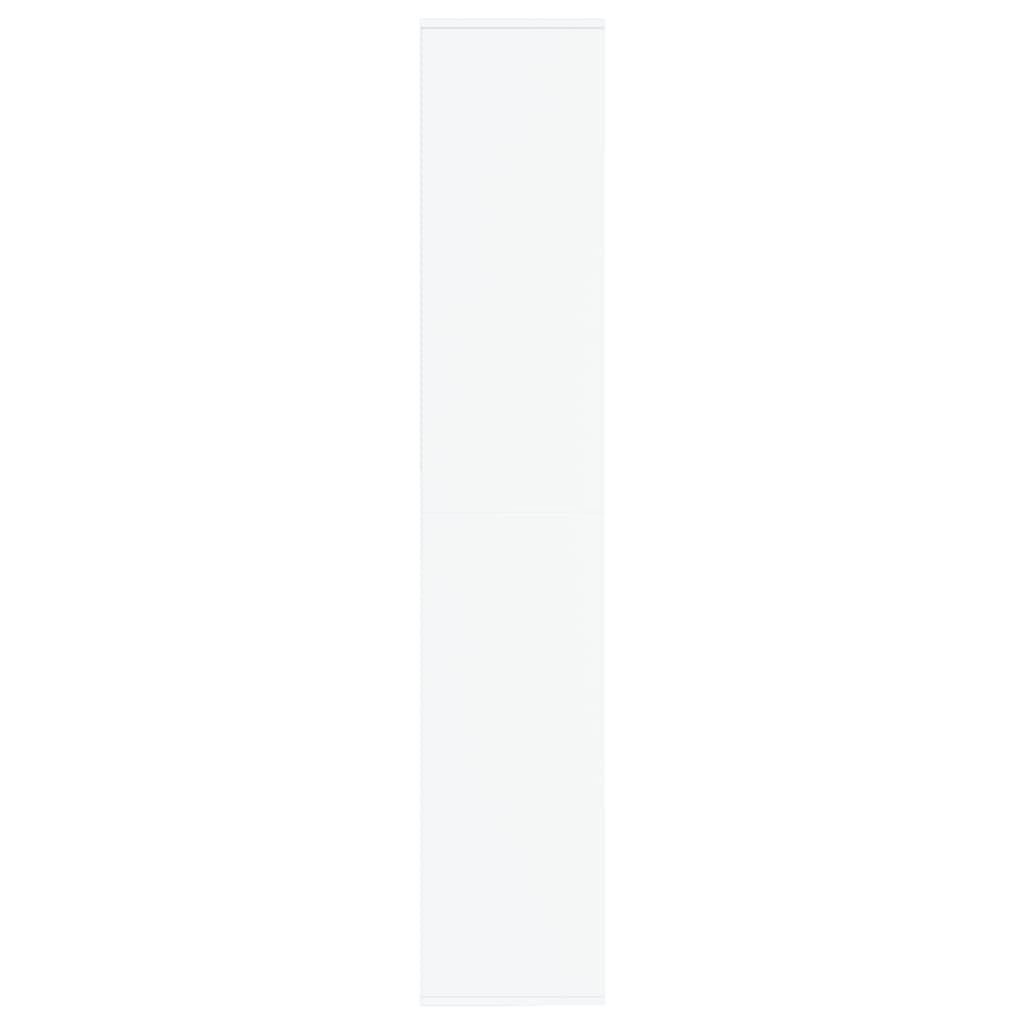 Skoskap Hvit 54X34X183 Cm Sponplate