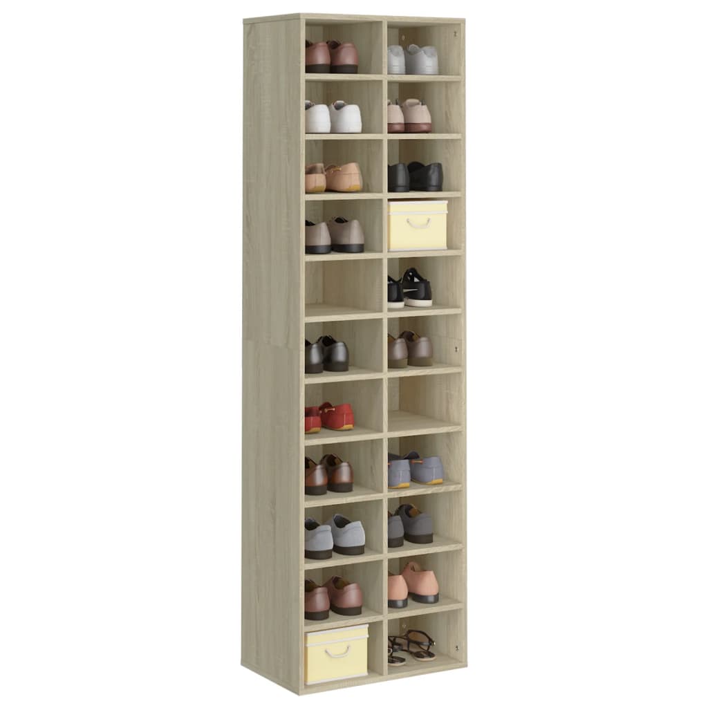 Skoskap Sonoma Eik 54X34X183 Cm Sponplate