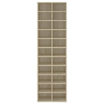 Skoskap Sonoma Eik 54X34X183 Cm Sponplate