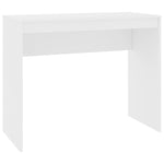 Skrivebord Hvit 90X40X72 Cm Konstruert Tre