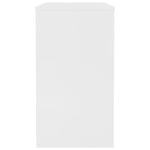 Skrivebord Hvit 90X40X72 Cm Konstruert Tre