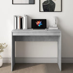 Skrivebord Betonggrå 90X40X72 Cm Konstruert Tre