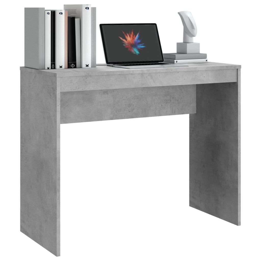 Skrivebord Betonggrå 90X40X72 Cm Konstruert Tre