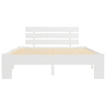 Sengeramme Med Hodegavl Hvit 140X200 Cm Heltre Furu