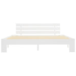 Sengeramme Med Hodegavl Hvit 180X200 Cm Heltre Furu