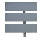 Sengeramme Grå Heltre Furu 140X200 Cm