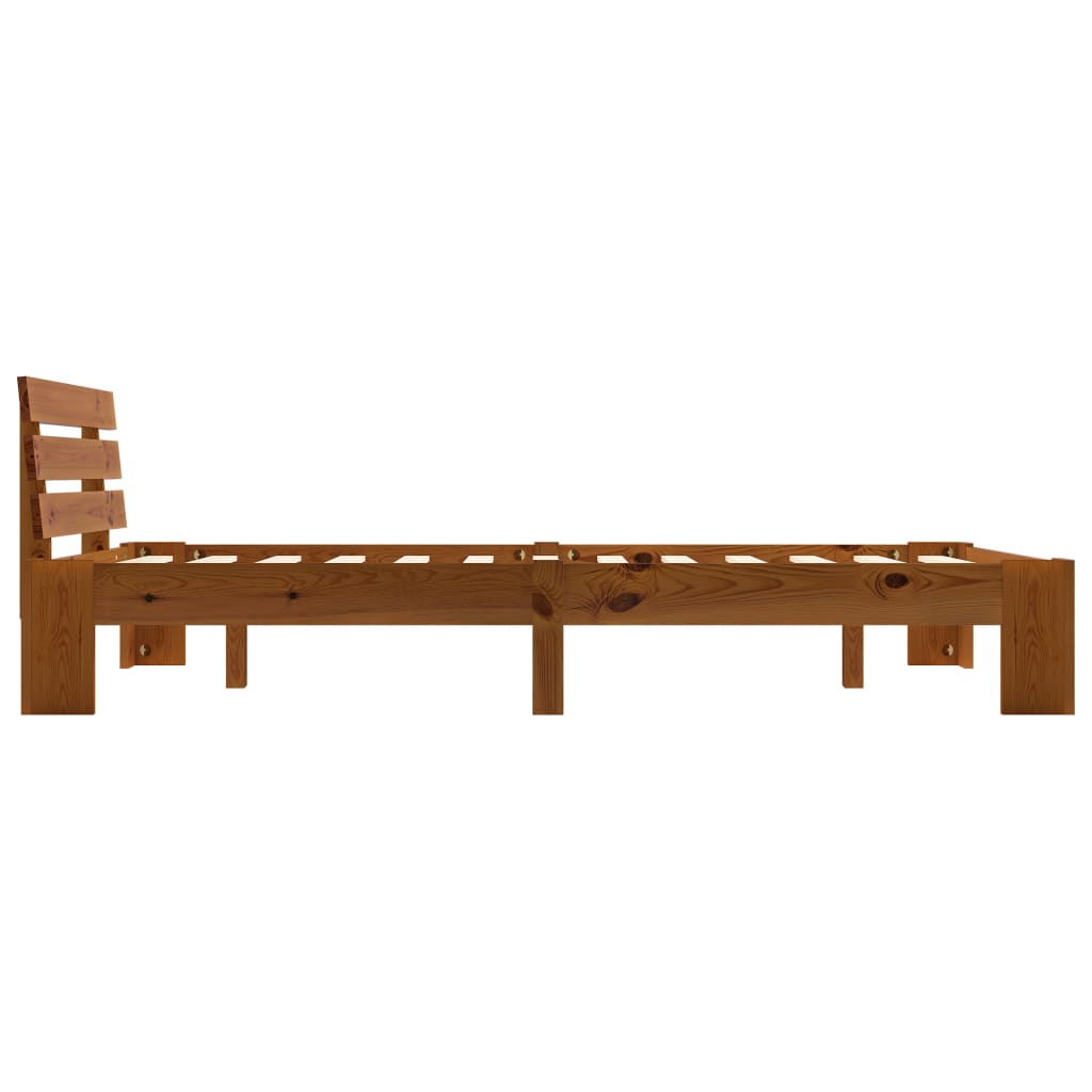 Sengeramme Honningbrun Heltre Furu 120X200 Cm