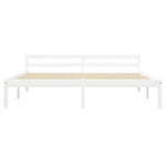 Sengeramme Hvit Heltre Furu 160X200 Cm