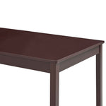 Spisebord Mørkebrun 180X90X73 Cm Furu