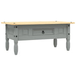 Salongbord Meksikansk Corona-Stil Furu 100X55X44 Cm Grå