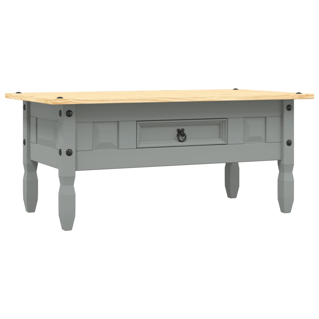 Salongbord Meksikansk Corona-Stil Furu 100X55X44 Cm Grå