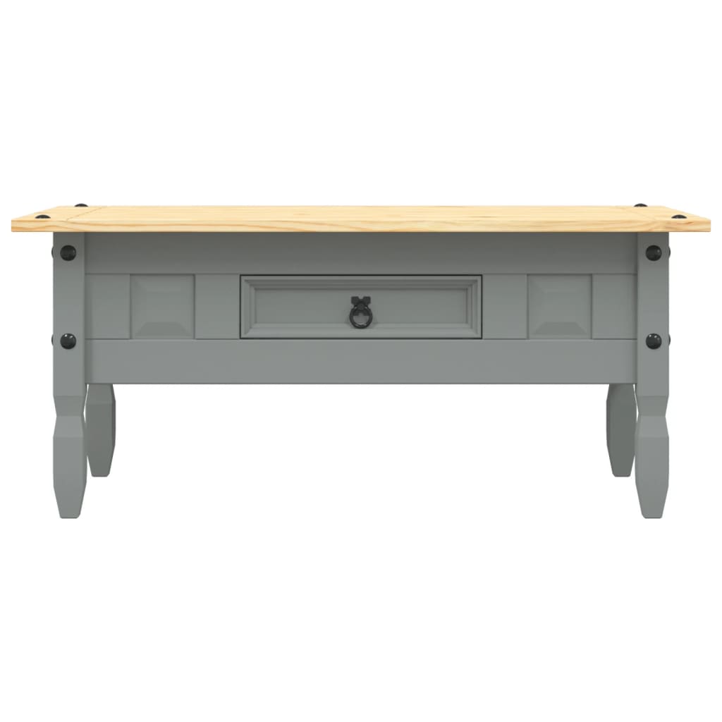 Salongbord Meksikansk Corona-Stil Furu 100X55X44 Cm Grå
