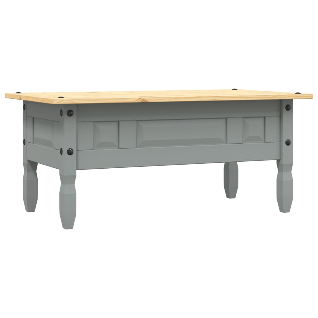 Salongbord Meksikansk Corona-Stil Furu 100X55X44 Cm Grå